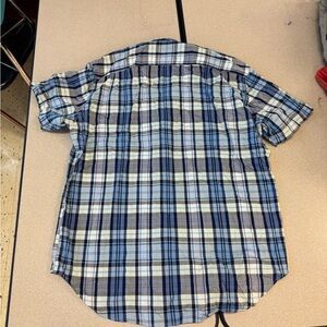 Nautica Men's Blue Plaid Shirt